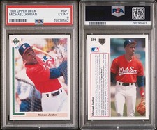 1991 Upper Deck Michael Jordan Chicago White Sox #SP1 PSA 6 EX-MT