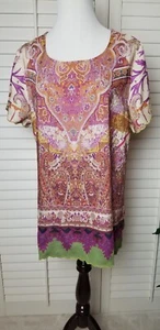 Top Luciana nuovo con etichette💕Soft Surroundings LG ricamo smerlato SS girocollo - Foto 1 di 16