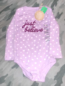 Dip Girls 12-18 M Just Believe Snap Bottom - Picture 1 of 1
