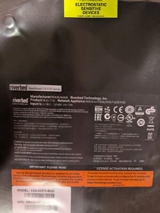 RIVERBED CXA-00570-B020 NETWORK APPLIANCE ACCELERATOR 2GB 320GB HDD 80GB SSD - Picture 1 of 6