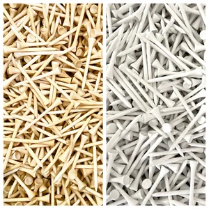 2.75" Long Premium Bamboo Golf Tees (Choose Color & Quantity) - Picture 1 of 13