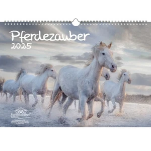 Pferdezauber DIN A3 Kalender für 2025 Pferde und Fohlen - Seelenzauber - Bild 1 von 7