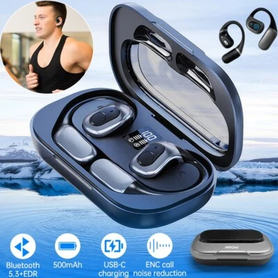 MPOW OWS Open Ear Headphones Bluetooth Wireless Earbuds Sport Stereo Earphones - Image 1 of 4