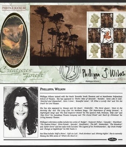 Creatures of the Forest 2000 FDC - Cardiff Pmk - firmado por Phillippa Wilson - Imagen 1 de 1