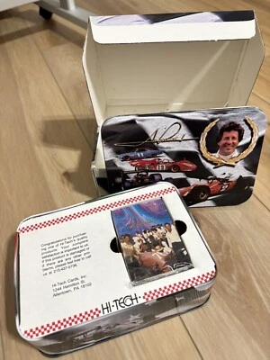 Hi-Tech 1992 Mario Andretti A Legend in Racing 50 Card Set Open Box NASCAR - Image 1 of 3