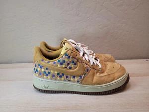 Men’s Size 10.5 Nike Air Force 1 Low SP / N7 'Woven Casual Shoe Wheat DM4956-700 - Picture 1 of 9