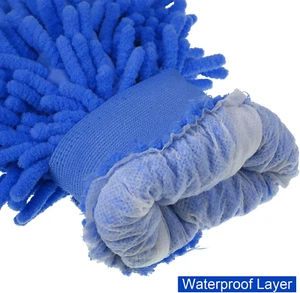 5 Pieces Car Wash Mitts Chenille Microfiber Double Sided Scratch-Free Wash Mitt - Picture 1 of 1