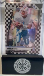 2024 Panini Prizm Football Warren Moon Black & White Checker Prizm #298 - Picture 1 of 2