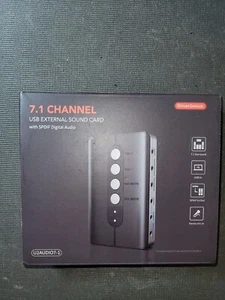 Driver Genius External 7.1/5.1 USB Sound Card U2AUDIO7-1 7.1 USB Audio Adapter S - Picture 1 of 6