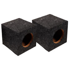 1 Pair Sealed Carpeted Subwoofer Enclosure Sub Box Replacement DIY Accessory