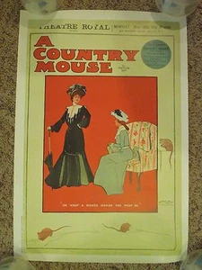 A Country Mouse Reproduction Poster of the English Gaslight Theater Collection  - Picture 1 of 6