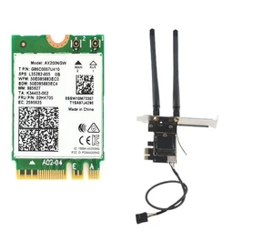 AX200 Desktop Wi-Fi Kit | 2.4 Gbps | Bluetooth 5.2 Support | PCIe x4 | Wi-Fi 6 - Picture 1 of 8