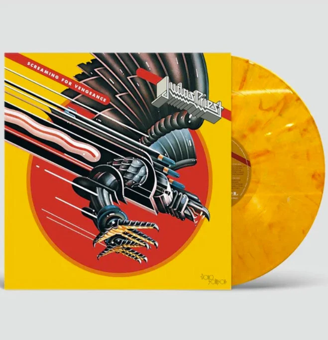 JUDAS PRIEST Screaming For Vengeance Yellow COLOURED 12" VINYL LP RECORD SEALED - Image 1 of 1