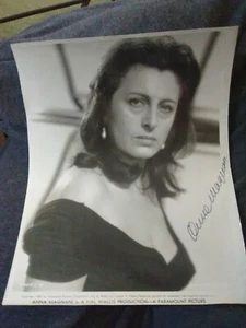 Foto firmada en persona de Anna Magnani con certificado de autenticidad - Imagen 1 de 5