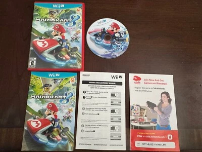 Mario Kart 8 (Nintendo Wii U) Complete In Box CIB Tested Good Condition - Image 1 of 2