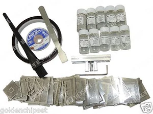 110 Stck. BGA Reball Directly Heat Schablonen + BGA Kugeln Station Kit - Bild 1 von 3
