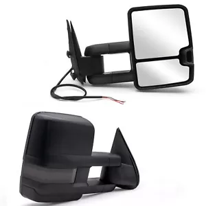 Espejos retrovisores de remolque de ajuste manual para 1999-2006 GMC Sierra Chevy Silverado 1500 2500 - Imagen 1 de 11