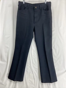 Vintage Wrangler Pants Men's Size 36x34 Actual 33x30 Rancher Boot Cut Polyester - Picture 1 of 10
