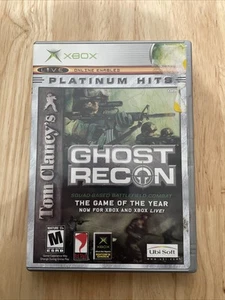 Tom Clancy's Ghost Recon (Microsoft Xbox, 2002) CIB - Tested - Good Disc - Picture 1 of 5