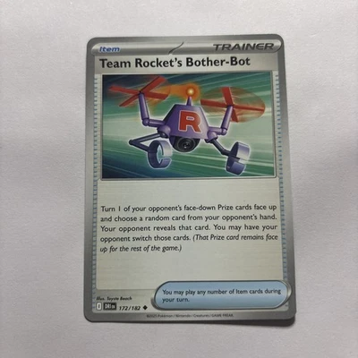 Team Rocket's Bother-Bot Uncommon SV10: Destined Rivals 172/182 NM - Image 1 of 2