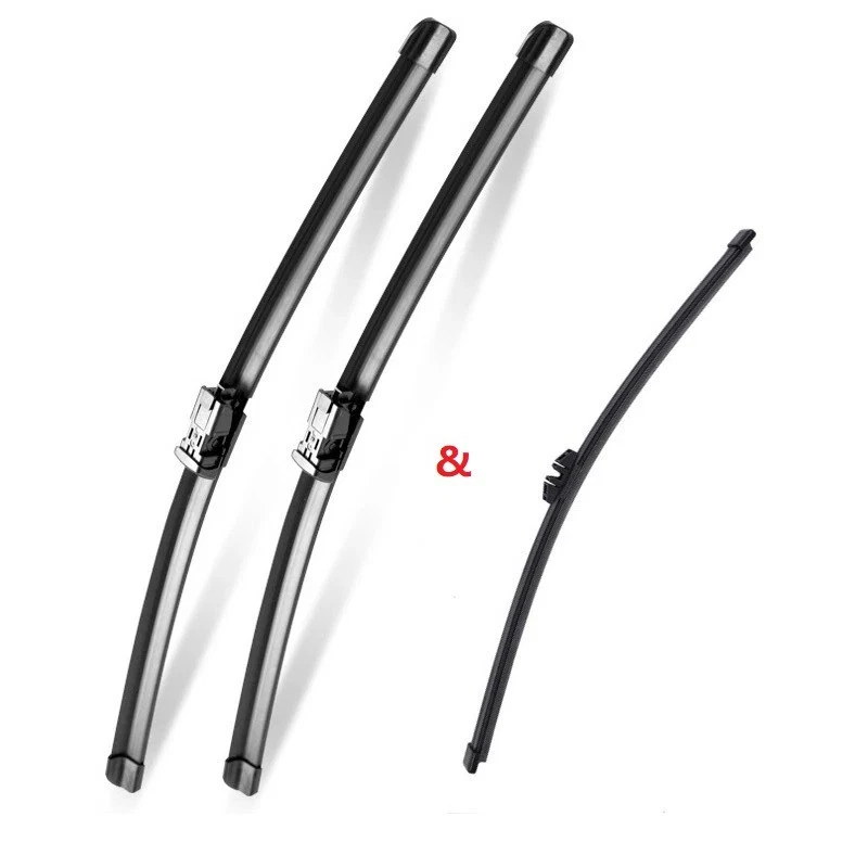 Juego de 3 escobillas limpiaparabrisas delanteras y traseras para Volvo XC70 2008-2016 calidad OEM Foto 1 de 2