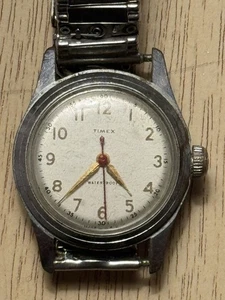 U.S. Time Timex Men’s Watch 1950s Waterproof Manual Wind 36mm – For Parts/Repair - Picture 1 of 7