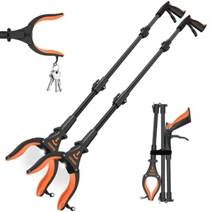 2-Pack Grabber Reacher Tool, 32" Grabbers for Elderly, Trash Picker Grabber w... - Picture 1 of 6