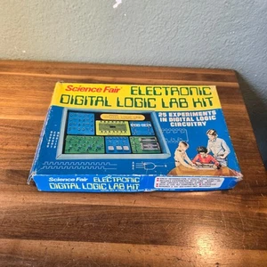 KIT DE LABORATORIO DE LÓGICA DIGITAL ELECTRÓNICA Tandy VINTAGE Science Fair 1977 sin probar - Imagen 1 de 4