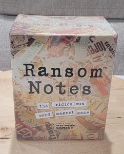 Ransom Notes The Ridiculous Word Magnet Party Game Brand New Sealed Ages 3 & Up - Picture 1 of 5