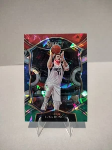 2020-21 Select Luka Doncic #15 Concourse Red White Green Cracked Ice Prizm  - Picture 1 of 2