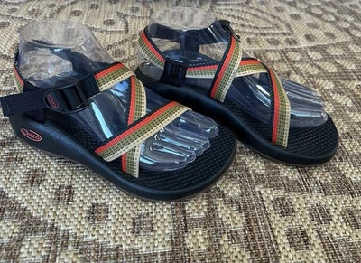 Sandalia Chaco Z/1 Clásica Tetra Moss Mujer Talla 6 Negra MultiRayas Senderismo Tirantes Foto 1 de 4