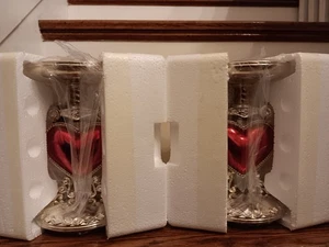 Bath and Body Works Disney Evil Queen Herz Valentinstag Kerzenhalter 2 NEU - Bild 1 von 5