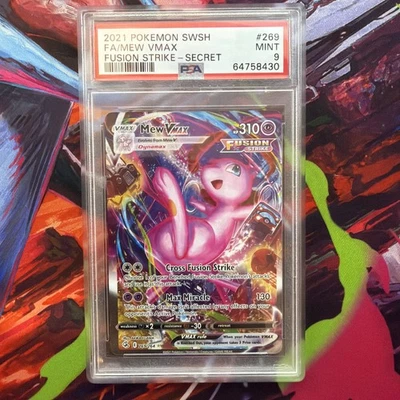 Mew VMAX (Alternate Art Secret) 269/264 Swsh08: Fusion Strike Holo - Image 1 of 2
