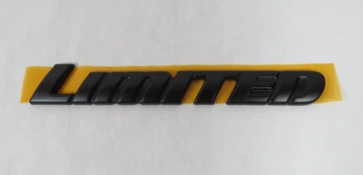 Toyota Highlander Limited 2008-2013 emblema puerta delantera insignia negra original OEM Foto 1 de 3