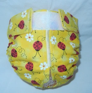 Female Dog Puppy Pet Diaper Washable Pants Sanitary Underwear LADYBUGS XXS - Picture 1 of 6