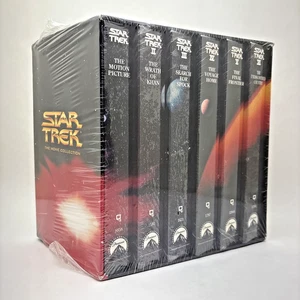 STAR TREK Movie Collection (VHS, 1993) 1 2 3 4 5 6 NEW SEALED Box Set, Original - Picture 1 of 7