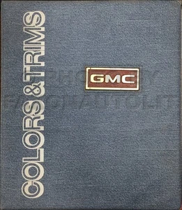 GMC Colores y adornos 1976 distribuidor álbum tapicería combos astillas de pintura - Imagen 1 de 5