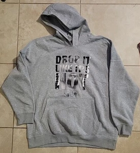 Neu mit Etikett 3X Dogg Supply by Snoop Dogg "Drop It Like Its Hot" Hoodie für Herren grau - Bild 1 von 4