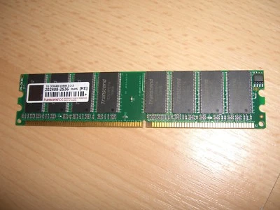 Transcend 1.0GB DDR1 400 PC3200 Desktop Memory - Image 1 of 3