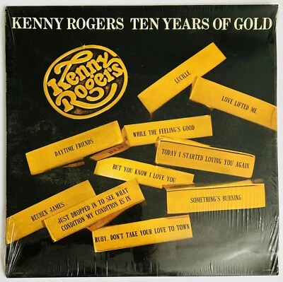 KENNY ROGERS - TEN YEARS OF GOLD - Sealed Vintage Vinyl LP - Image 1 of 3