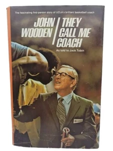 Rare!!!!! John Wooden They Call Me Coach Inscribed By John, Wife And Cunningham! - Bild 1 von 12
