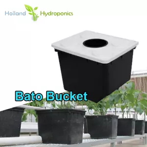 Hydroponics Bato Dutch Bucket & Lid & Net Pot Kit Indoor Growing System - Picture 1 of 7
