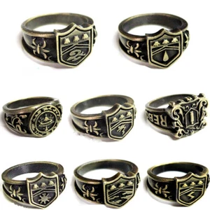 Vintage Anime Hitman Reborn Vongola Rings Metal Finger Ring Cosplay Collection - Picture 1 of 20