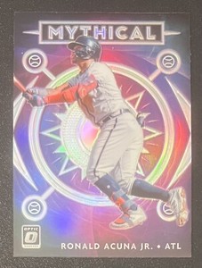 Ronald Acuna Jr. 2020 Donruss Optic Mythical Holo Prizm #M-10 - Atlanta Braves