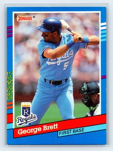1991 Donruss #201 George Brett Misprint