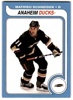 2008-09 O-Pee-Chee '79-80 Retro Mathieu Schneider #113 Anaheim Ducks - Image 1 of 2