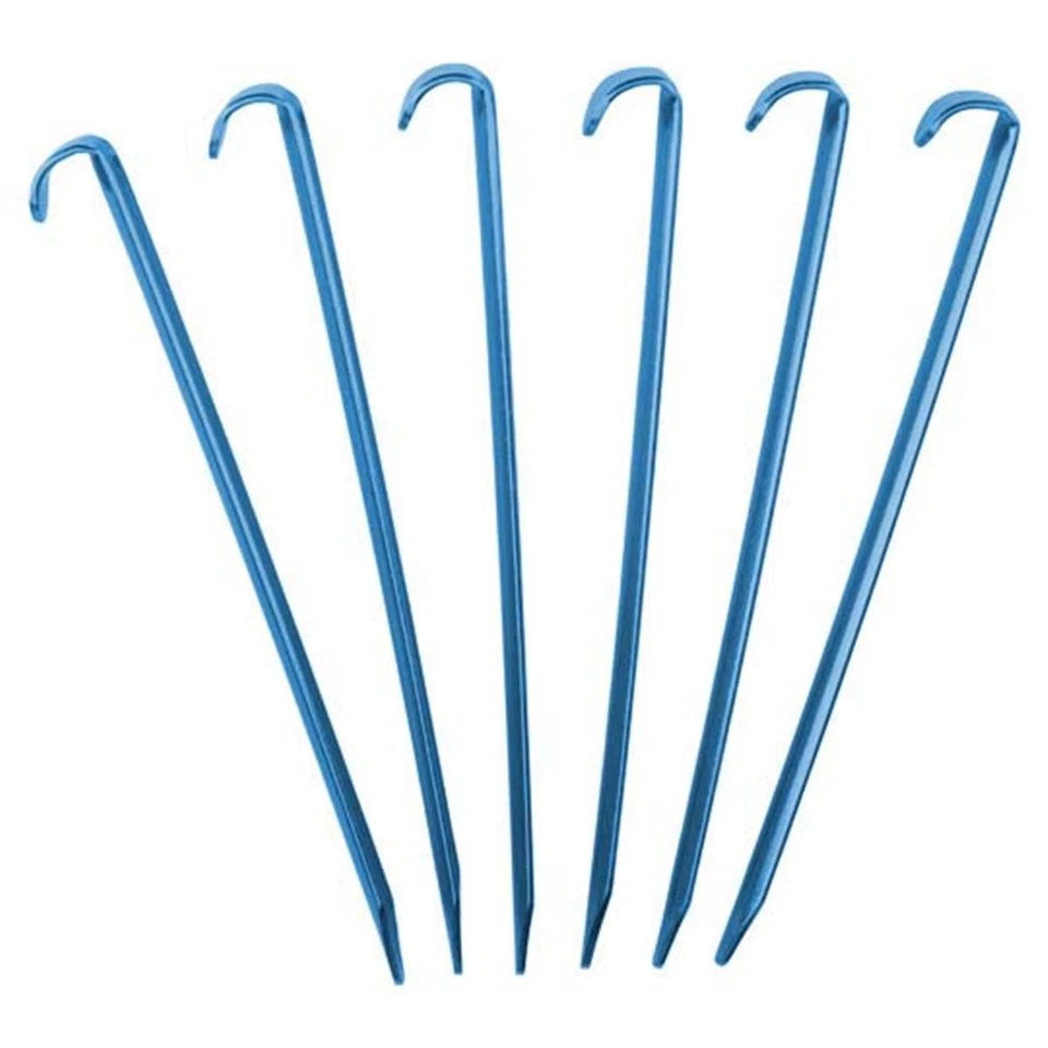 Aluminium Zelthering AceCamp 6er Set Erdanker Bodenanker Heringe Zelten  - Bild 1 von 1