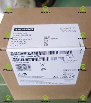 1pcs New Siemens CPU 1214C 6ES7 214-1BG40-0XB0 6ES7214-1BG40-0XB0 Fast delivery - Image 1 of 4