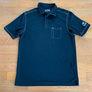 Polo da golf Callaway Performance uomo XL nera punto cowboy Opti Dri - Foto 1 di 8