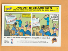 Jason Richardson Golden State Warriors 2005-06 Bazooka Comics #13 2B